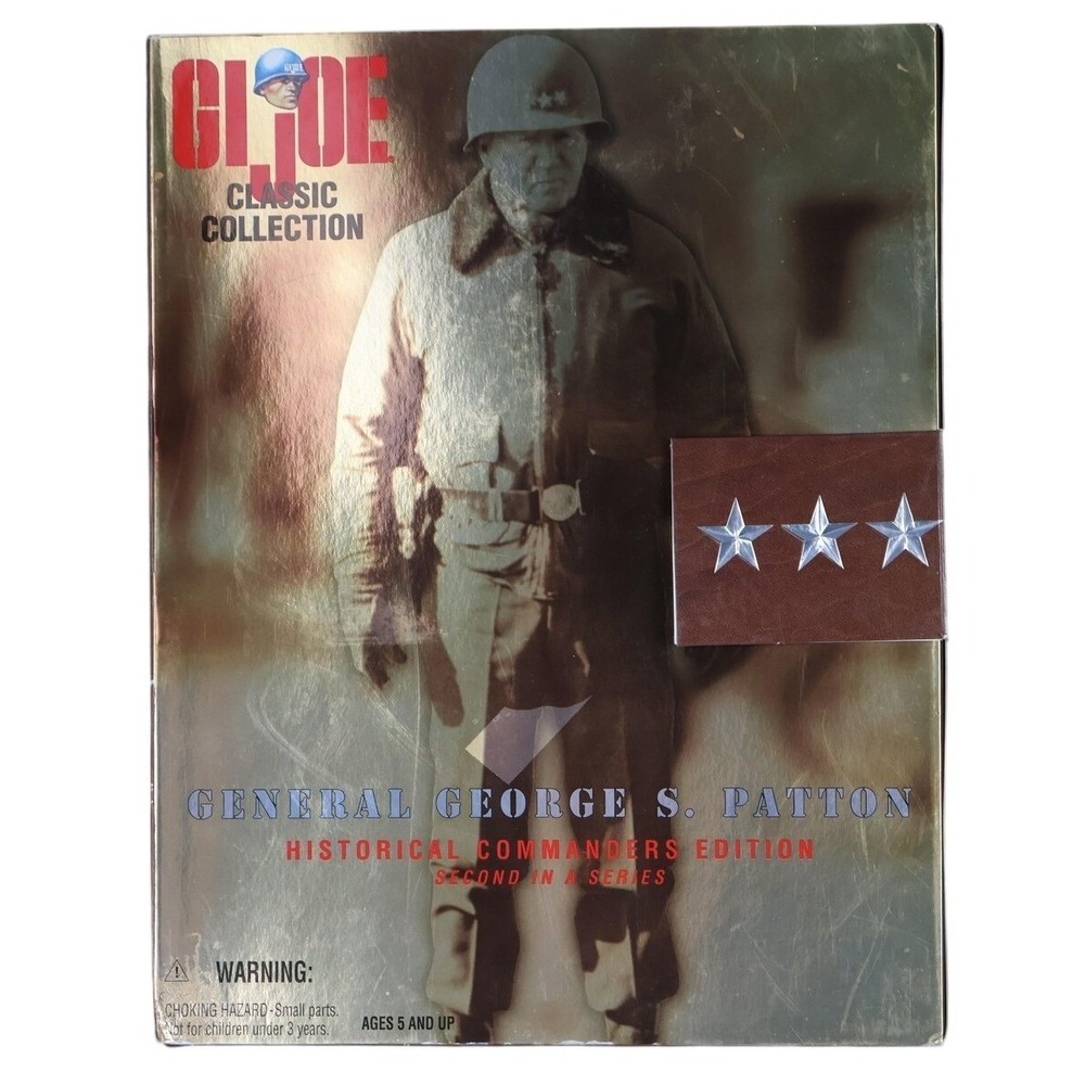 Vintage Kenner GI Joe General George S Patton Action Figure Historical Edition